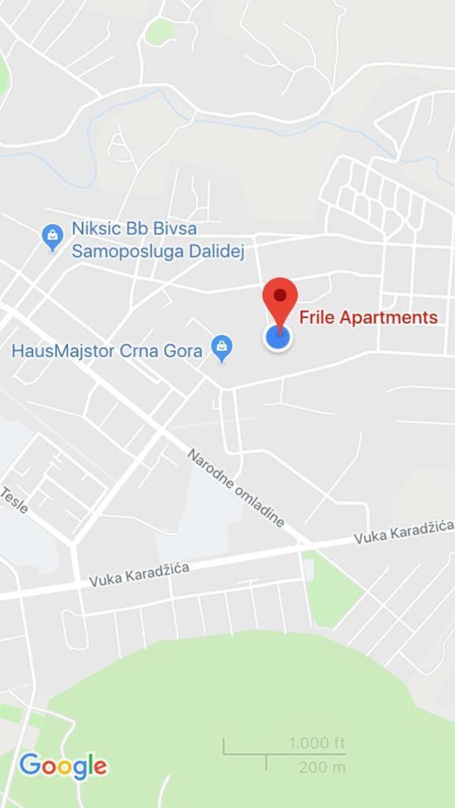 Frile Apartments Nikšić Zewnętrze zdjęcie